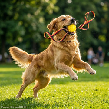 EVA Dog Rope Tug Toy with Chew-Resistant Ball