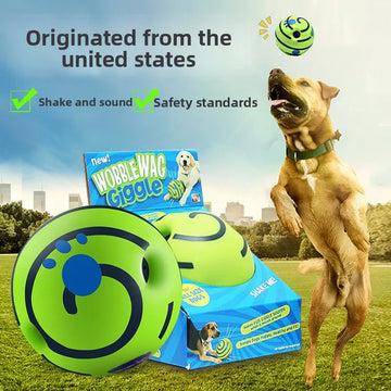 Interactive Giggle Glow Dog Ball Toy with Fun Sounds
