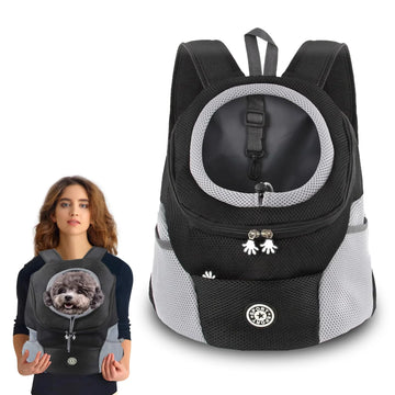 Double Shoulder Outdoor Pet Carrier Backpack for Dogs