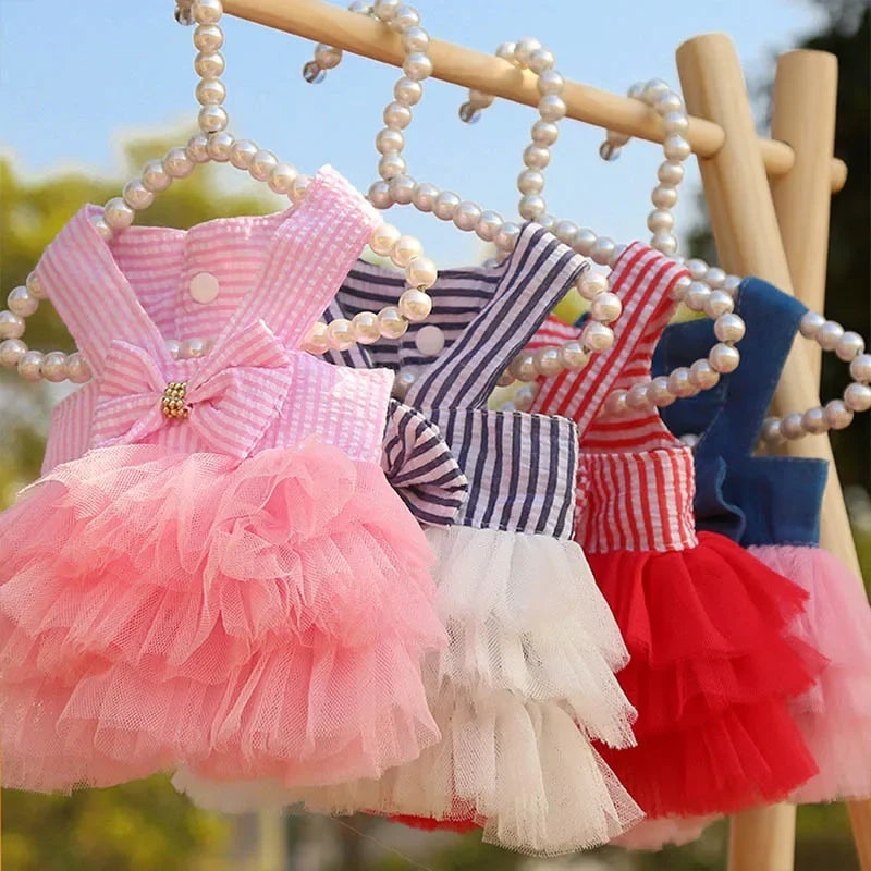 Striped Cat Summer Vest Dress