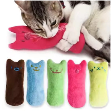 Interactive Catnip Plush Cat Toy