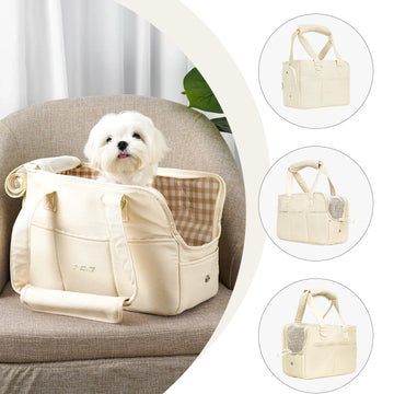 Lightweight Mesh Pet Carrier Shoulder Bag for Cats & Small Dogs
