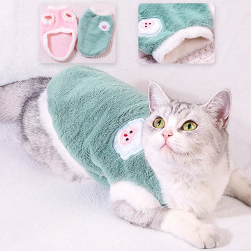 Soft Warm Pet Vest Dress for Cats