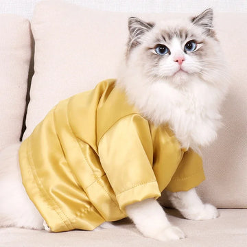 Silk Lightweight Cat Summer Shirt