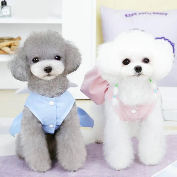 Sleeveless Cotton Princess Outfit for Small Dogs