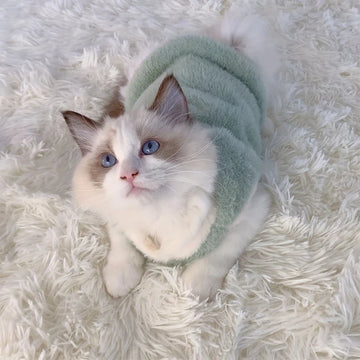 Winter Warm Cat Vest Soft Cozy Clothing for Kittens